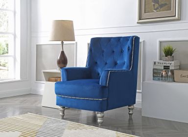 Glory Furniture Pamona G0913-C Chair , NAVY BLUE