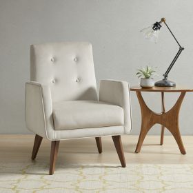 Upholstered Button Tufted Accent Chair