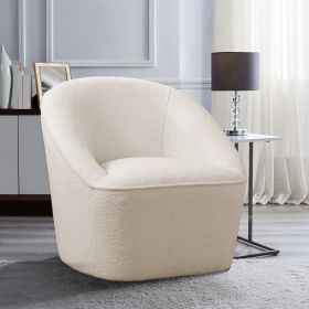 Anson Boucle Swivel Chair