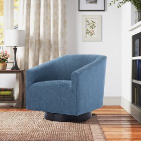 Garland Cadet Blue Wood Base Swivel Chair