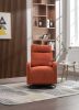 JiaDa Upholstered Swivel Glider.Rocking Chair for Nursery in Orange.Modern Style One Left Bag