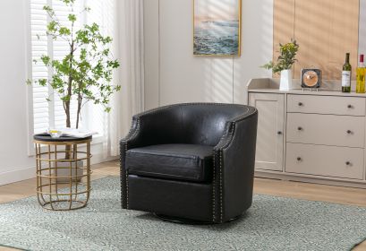 COOLMORE Swivel Chair Living room chair (Color: as Pic)