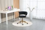 COOLMORE Home Office Desk Chair, Vanity Chair, Modern Adjustable Home Computer Executive Chair Swivel Task Chair for Small Space, Living Room, Make-up