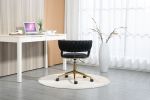 COOLMORE Home Office Desk Chair, Vanity Chair, Modern Adjustable Home Computer Executive Chair Swivel Task Chair for Small Space, Living Room, Make-up