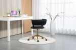 COOLMORE Home Office Desk Chair, Vanity Chair, Modern Adjustable Home Computer Executive Chair Swivel Task Chair for Small Space, Living Room, Make-up