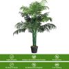 Indoor Outdoor Decorative Accessories Artificial Areca Palm Decorative Silk Tree