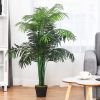 Indoor Outdoor Decorative Accessories Artificial Areca Palm Decorative Silk Tree