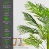 Indoor Outdoor Decorative Accessories Artificial Areca Palm Decorative Silk Tree